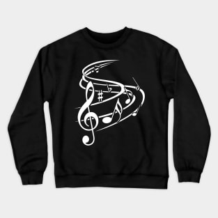 Music notes design Crewneck Sweatshirt